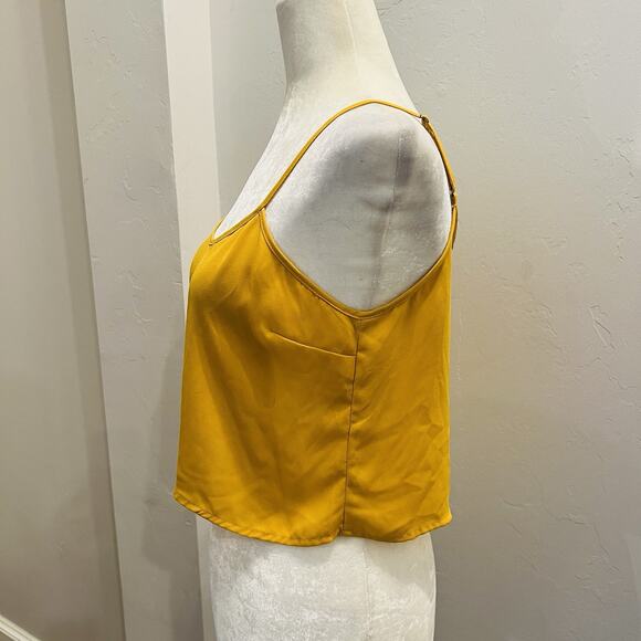 Forever 21 Women's Sleeveless Strappy Yellow Knit Cami Size S (A0127) - Picture 2 of 4